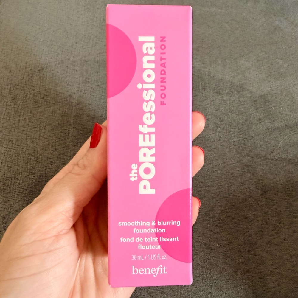 Benefit Pink POREfessional Foundation Packaging